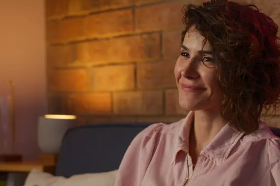 Female smiling